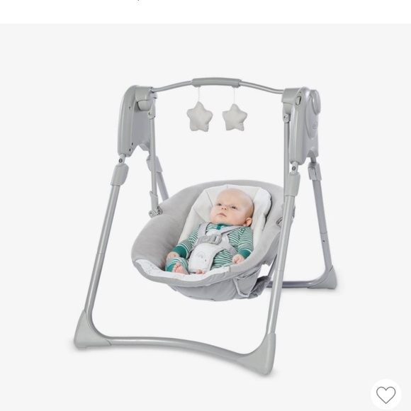 Graco slim spaces, compact baby swing - Picture 1 of 6